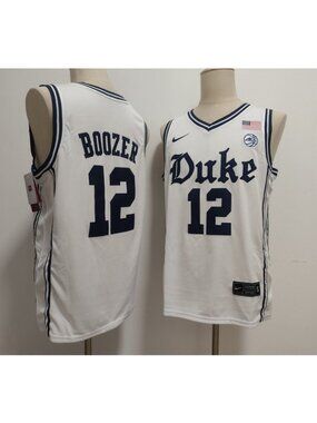 Cameron Boozer White Stitched Jersey